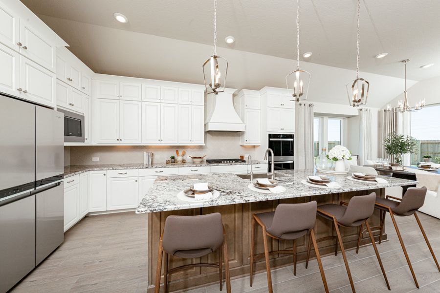 Furnished interior view inside a new home in Amira, Tomball (Image 3). Furnished interior view inside a new home in Amira, Tomball (Image 3).