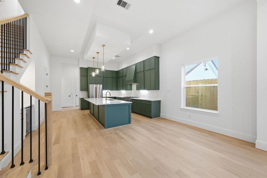 Furnished interior view inside a new home in , Houston (Image 18).