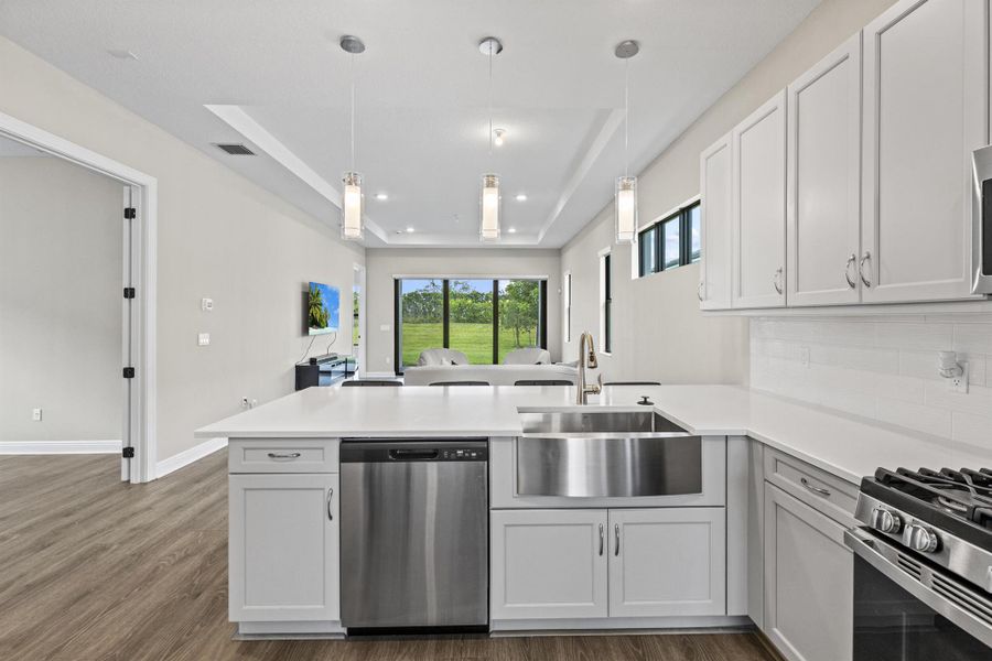 Furnished interior view inside a new home in , The Acreage (Image 16).