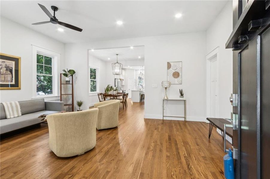 Furnished interior view inside a new home in , Pine Lake (Image 13).