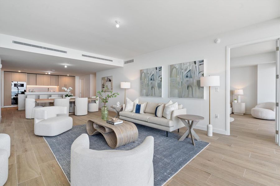 Furnished interior view inside a new home in , Pompano Beach (Image 34).