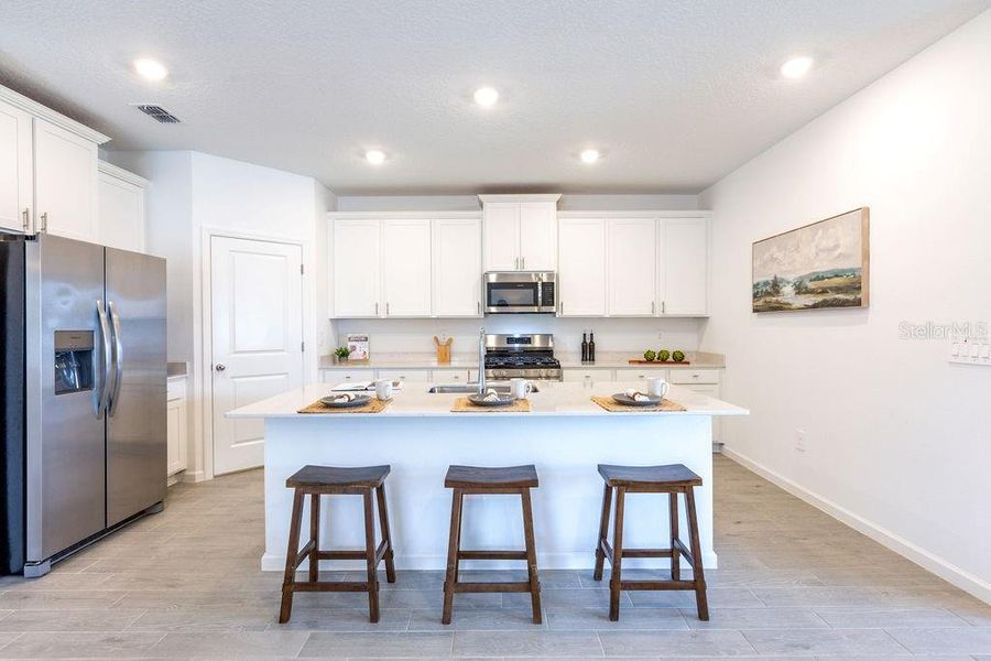 Furnished interior view inside a new home in Trailhead Landing, Alachua (Image 7).