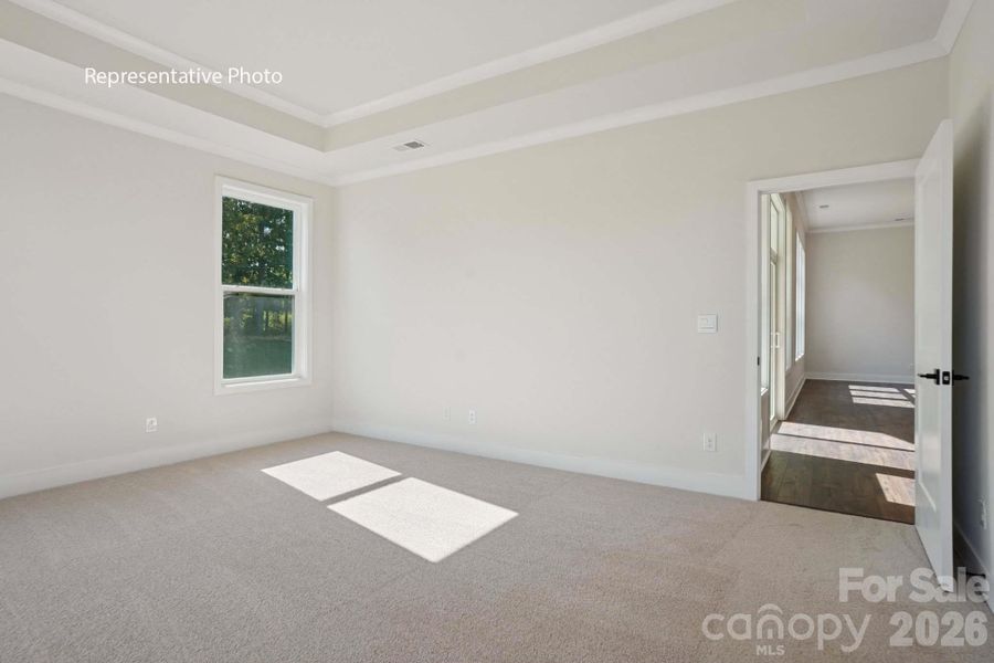 Spacious, unfurnished interior of a new home in Sanctuary at Southgate, Indian Trail (Image 16).