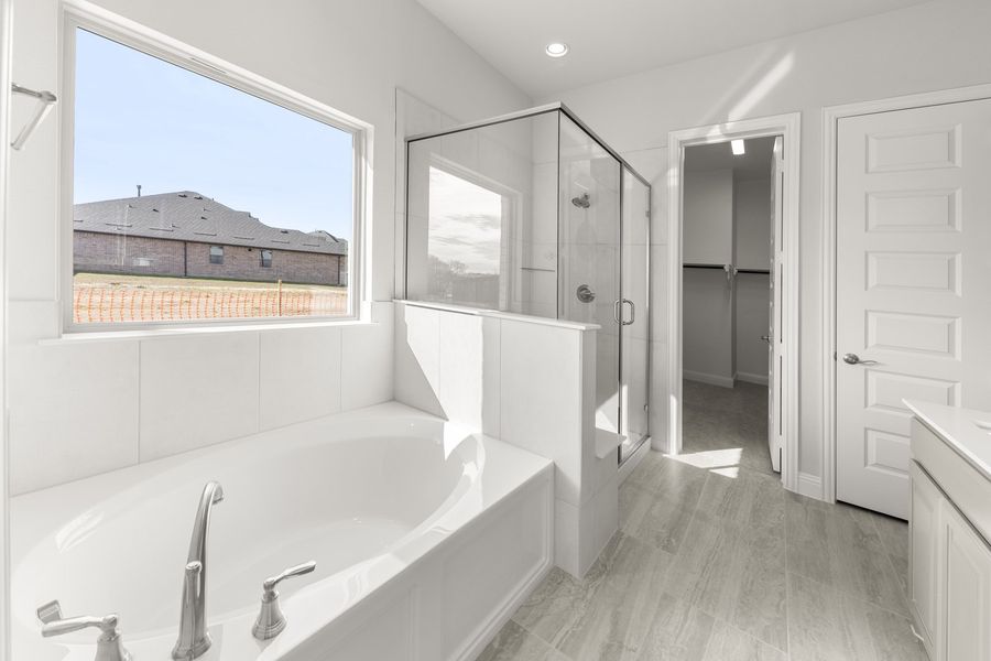 Representative furnished interior of a home built from the Sherman by Windsor Homes in Anna Town Square, Anna (Image 8).