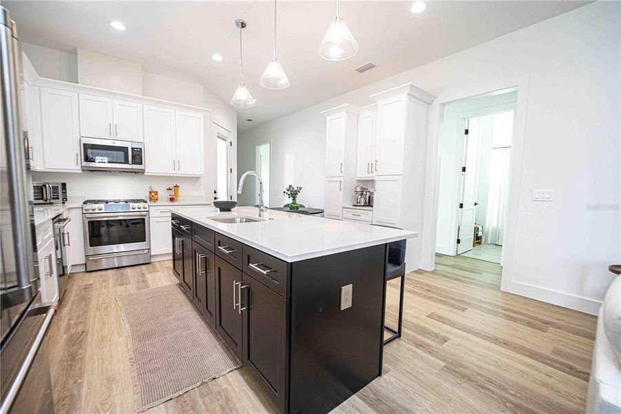 Furnished interior view inside a new home in , Oxford (Image 39).