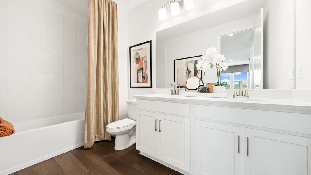 Representative furnished interior of a home built from the Anastasia by Taylor Morrison in Hillcrest, San Antonio (Image 19).