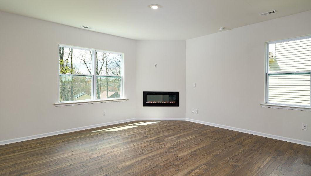Spacious, unfurnished interior of a new home in Huffman Ridge, Hickory (Image 10). Spacious, unfurnished interior of a new home in Huffman Ridge, Hickory (Image 10).