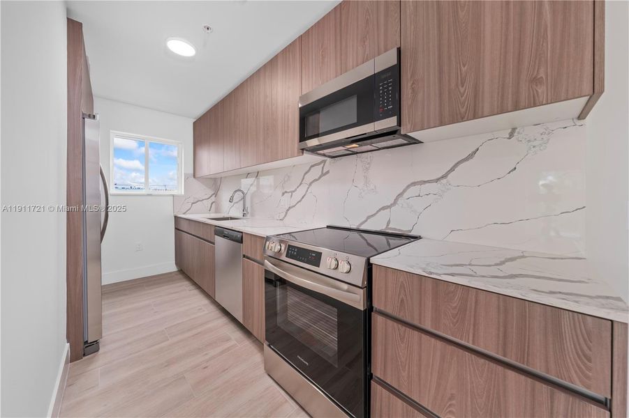 Furnished interior view inside a new home in , Miami (Image 10).