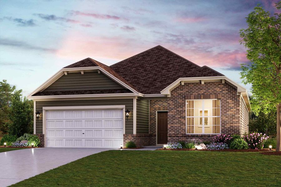 The Oakleigh Elevation C at Carpenter Farms