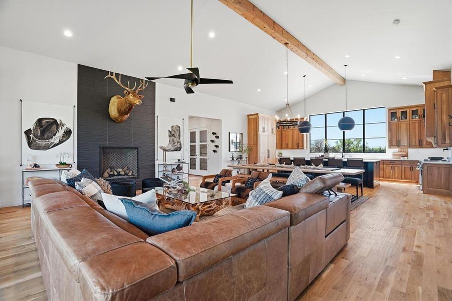 Furnished interior view inside a new home in Ranger Ridge Estates, Strawn (Image 16).