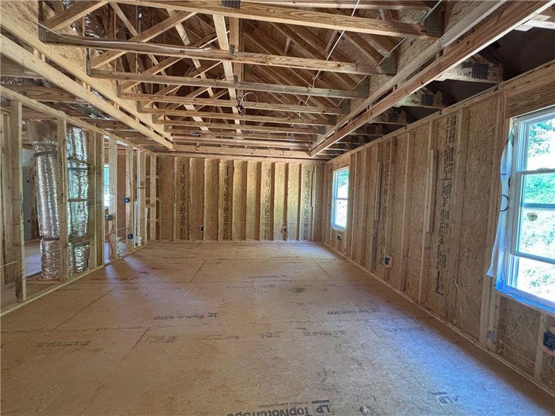 In-progress construction of a new home in Creekside, Dawsonville, GA (Image 46).