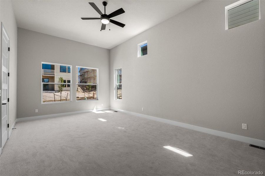 Spacious, unfurnished interior of a new home in Cloverleaf – Mountainview Collection, Monument (Image 20).