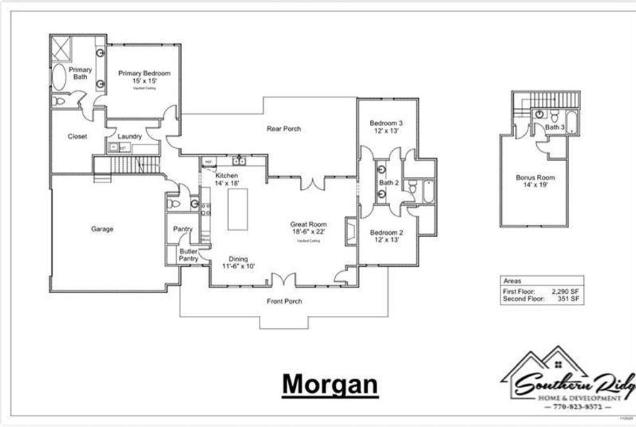 2D floor plan layout of this home in , Carrollton, GA (Image 4).