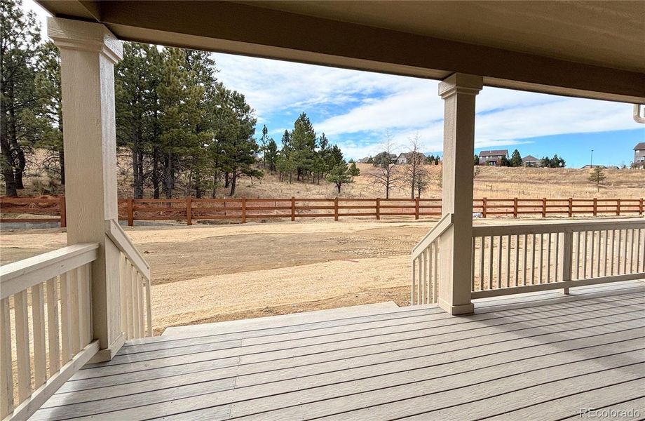 Exterior details and patio area of a home in Guilford Estates, Aurora (Image 3).