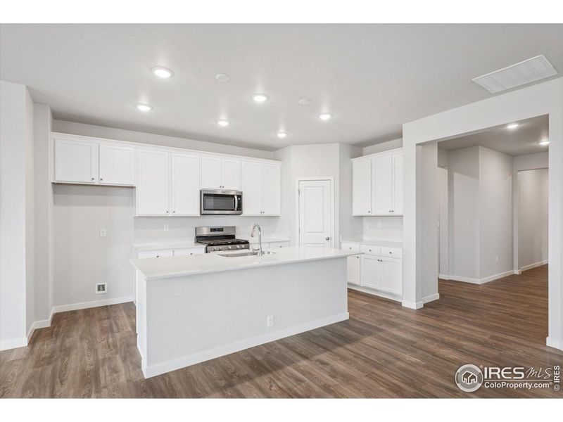 Furnished interior view inside a new home in Prairie Song, Windsor (Image 8).