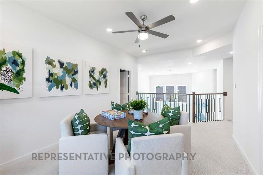 Furnished interior view inside a new home in M3 Ranch, Mansfield (Image 10).