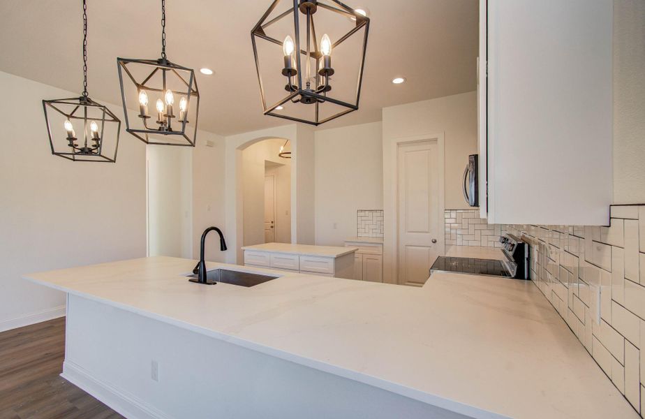 Furnished interior view inside a new home in , Cleveland (Image 11).