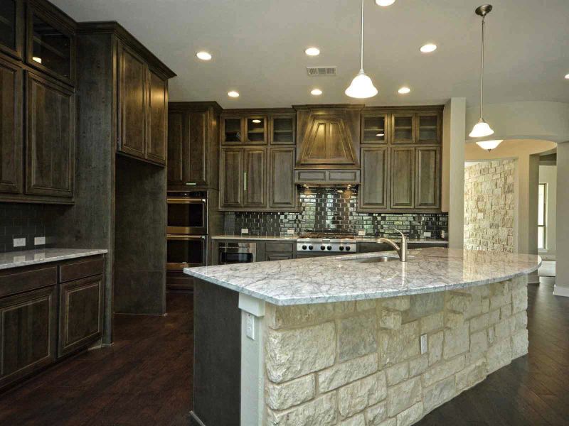 Representative furnished interior of a home built from the Madera II by Giddens Homes in Scofield Farms Estates, Georgetown (Image 268).