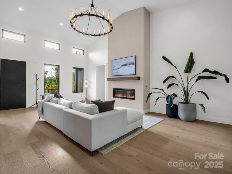 Furnished interior view inside a new home in , Hendersonville (Image 10). Furnished interior view inside a new home in , Hendersonville (Image 10).