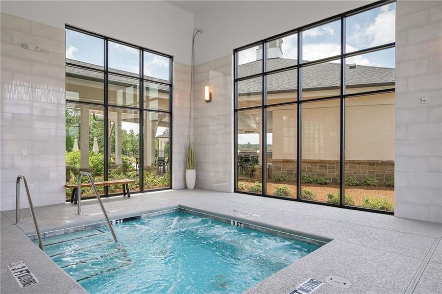 Exterior details and patio area of a home in Del Webb Chateau Elan, Hoschton (Image 2).