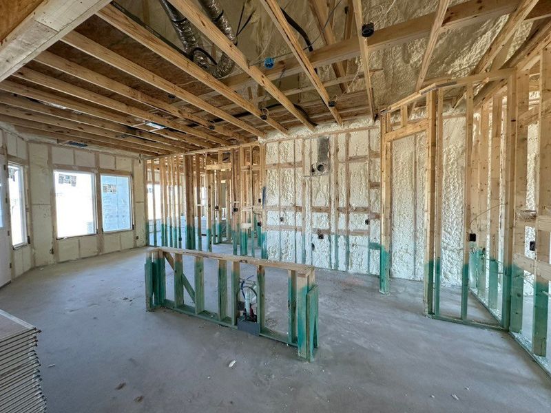 In-progress construction of a new home in Fannin Ranch, Leonard, TX (Image 10).