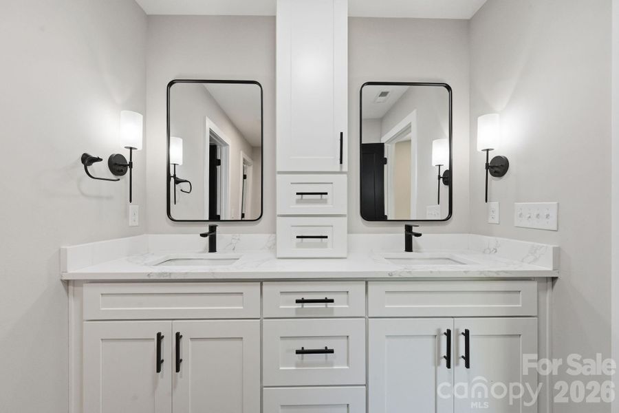 Furnished interior view inside a new home in , Huntersville (Image 13).
