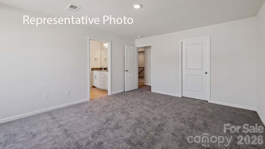 Spacious, unfurnished interior of a new home in Sanctuary at Southgate, Indian Trail (Image 34).