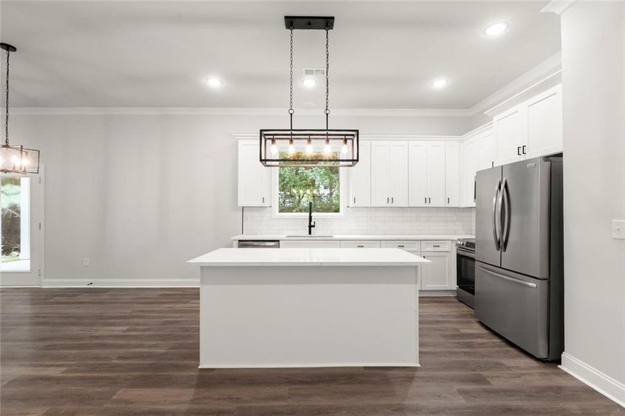 Furnished interior view inside a new home in , Stone Mountain (Image 7).
