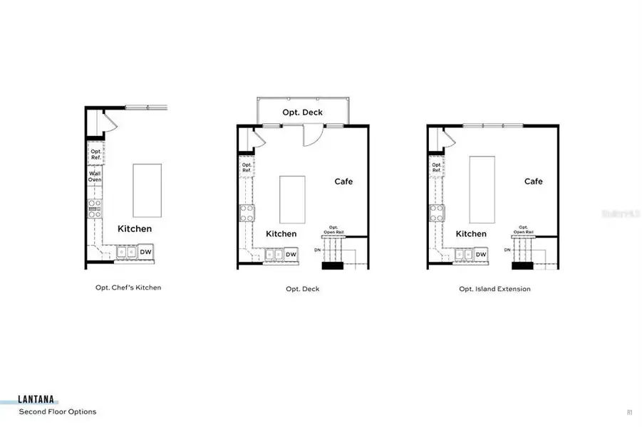 2D floor plan layout of this home in Parkview at Hamlin, Winter Garden, FL (Image 4).