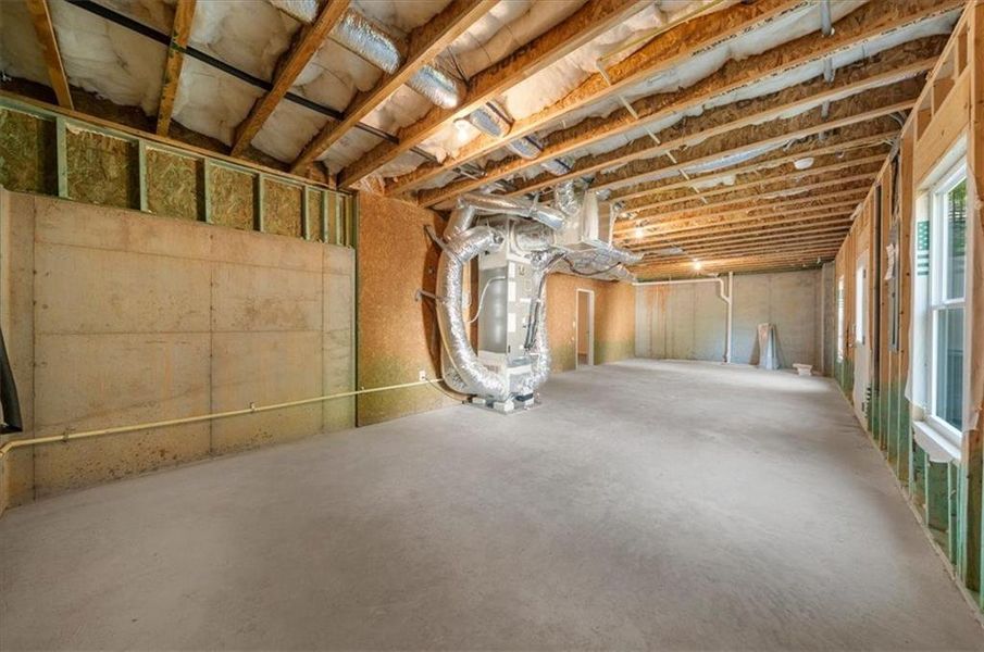 In-progress construction of a new home in , Gainesville, GA (Image 46).