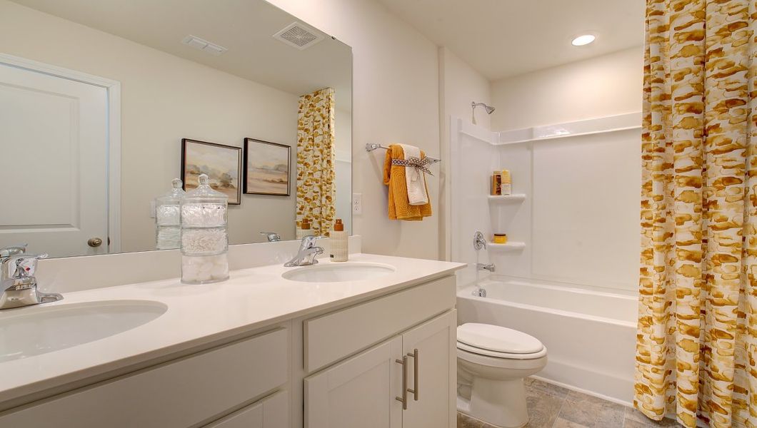 Furnished interior view inside a new home in Wildbrook Village Townhomes, Waynesville (Image 10). Furnished interior view inside a new home in Wildbrook Village Townhomes, Waynesville (Image 10).