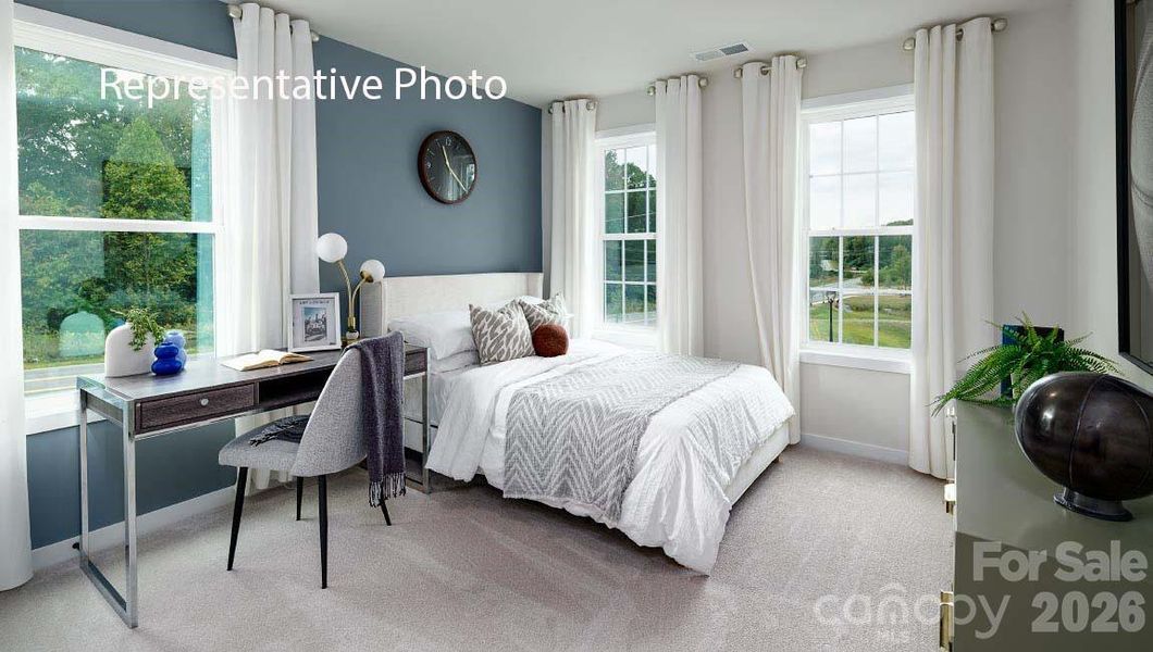 Furnished interior view inside a new home in Sylvan Creek, Denver (Image 26).