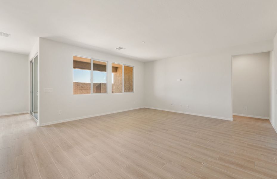 Representative unfurnished interior of a home built from the Verona by Pulte Homes in Shadow Ridge, Avondale (Image 11). Representative unfurnished interior of a home built from the Verona by Pulte Homes in Shadow Ridge, Avondale (Image 11).