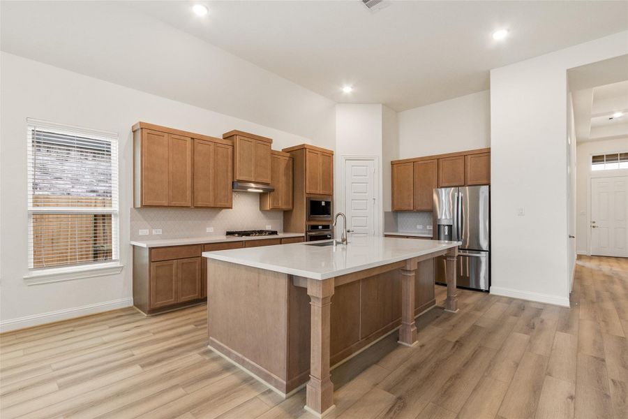 Furnished interior view inside a new home in Sundance Cove, Crosby (Image 6).