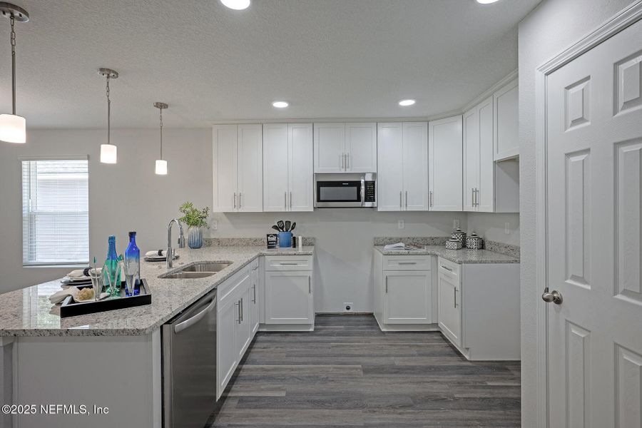 Furnished interior view inside a new home in , Jacksonville (Image 5). Furnished interior view inside a new home in , Jacksonville (Image 5).