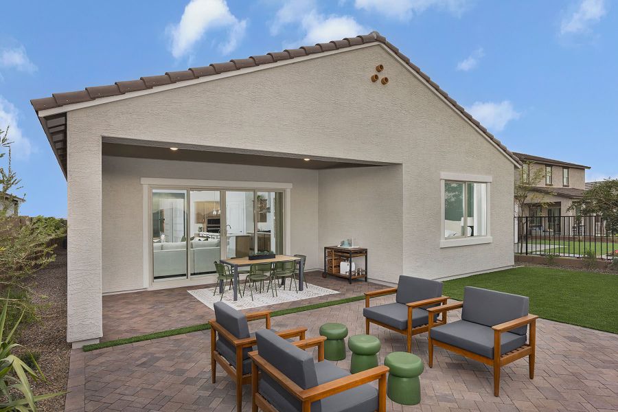 Representative exterior details of a home built from the Ginger by Mattamy Homes in Soleo, San Tan Valley (Image 4).