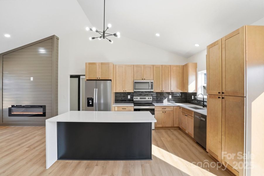 Furnished interior view inside a new home in , Statesville (Image 11).