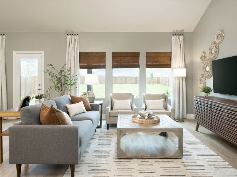 Furnished interior view inside a new home in Lakehaven - Signature Series, Farmersville (Image 8).