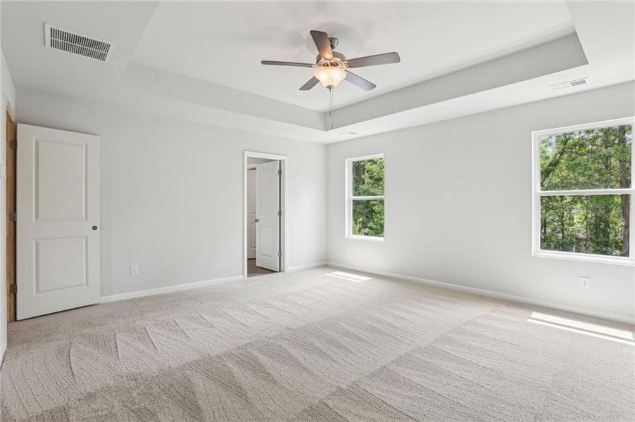 Spacious, unfurnished interior of a new home in The Hills at Cedar Creek, Winder (Image 12).