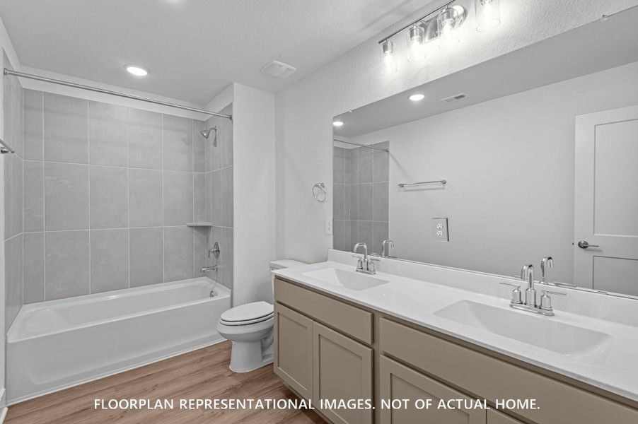 Furnished interior view inside a new home in Magnolia Ridge, Magnolia (Image 10).