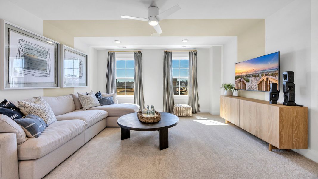 Representative furnished interior of a home built from the Lighthouse by DRB Homes in Chestnut Farms, Longs (Image 35).