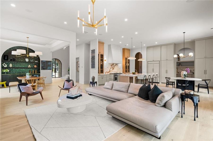 Furnished interior view inside a new home in , Alpharetta (Image 17).