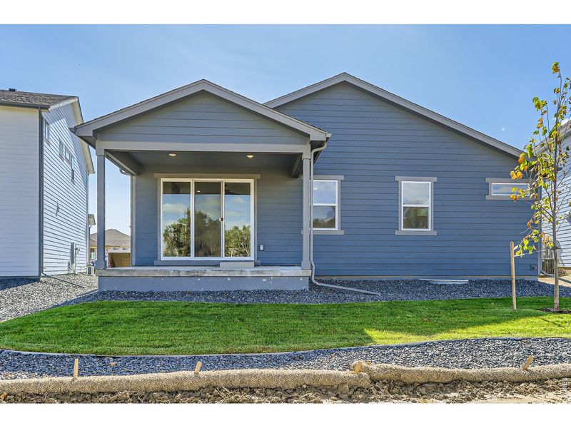 Exterior details and patio area of a home in Country Club Reserve, Fort Collins (Image 3).