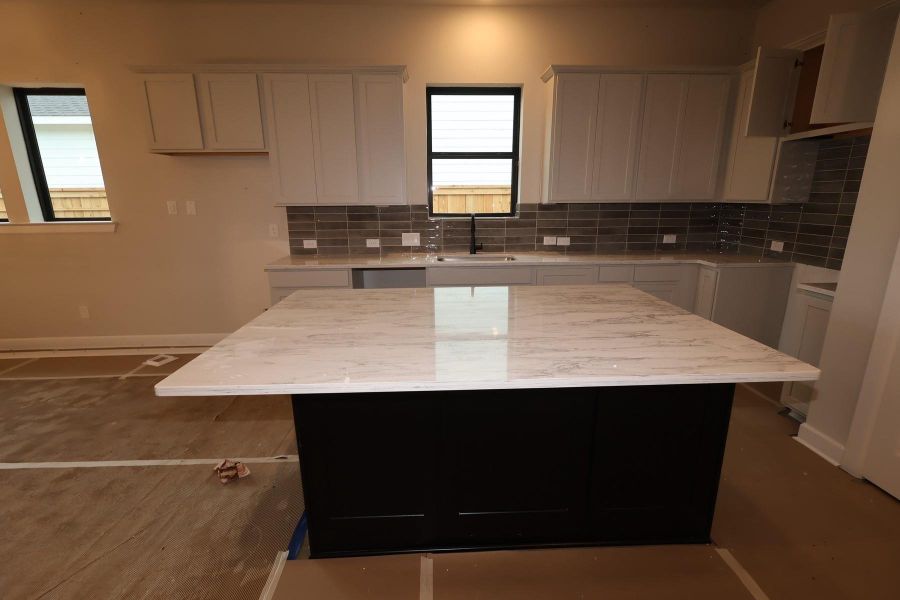 In-progress construction of a new home in Sienna - Landmark Row Collection, Missouri City, TX (Image 13).