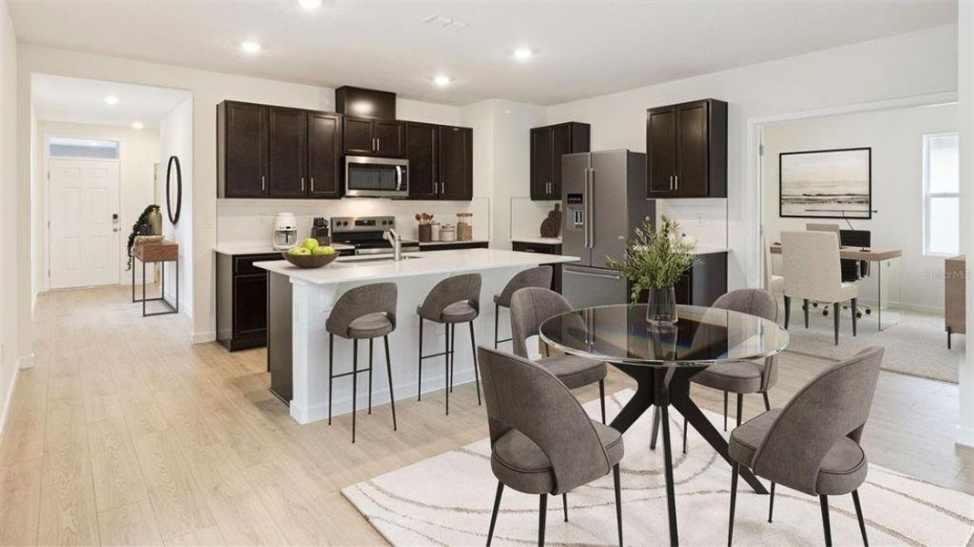 Furnished interior view inside a new home in , Sanford (Image 3).