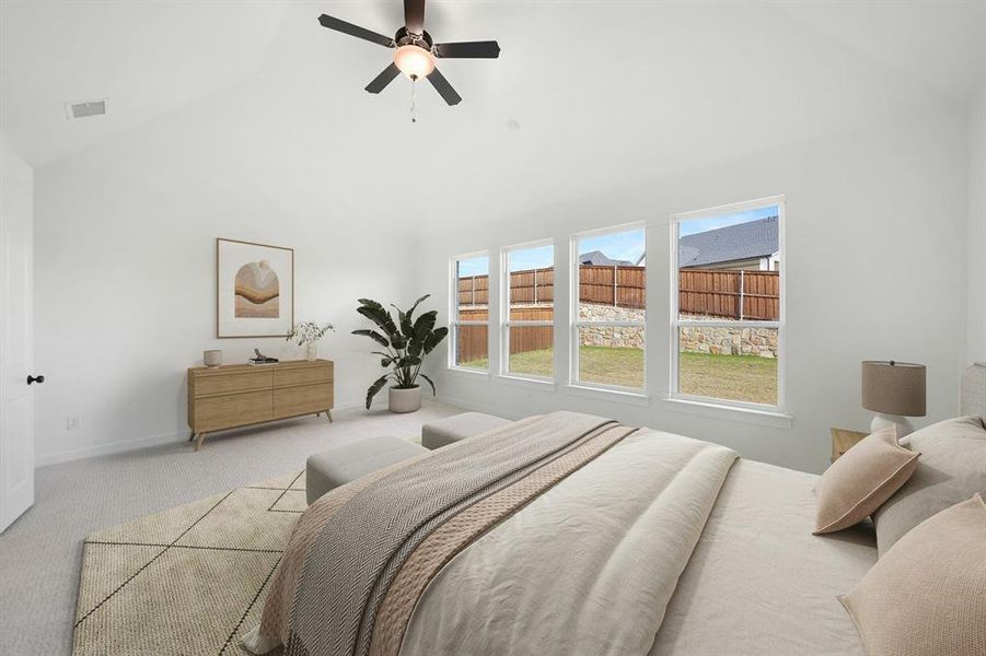 Furnished interior view inside a new home in Inspiration - Paradise Village, Lucas (Image 17).