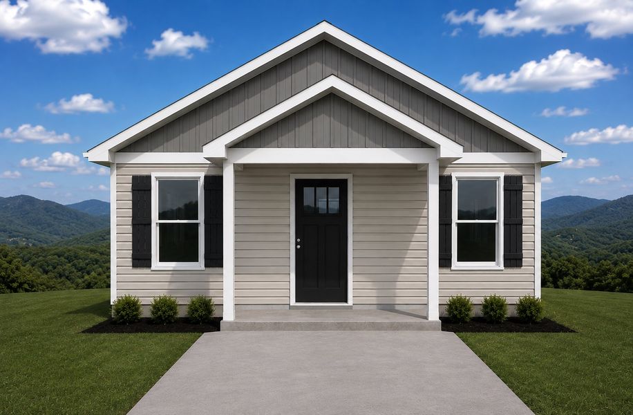 Representative exterior photo of a completed home built from the Elliott by Enchanted Homes in Arcadia Village, Spartanburg, SC (Image 17).