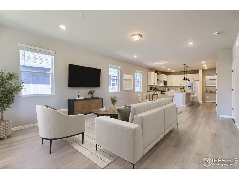 Furnished interior view inside a new home in Waterfield, Fort Collins (Image 6).