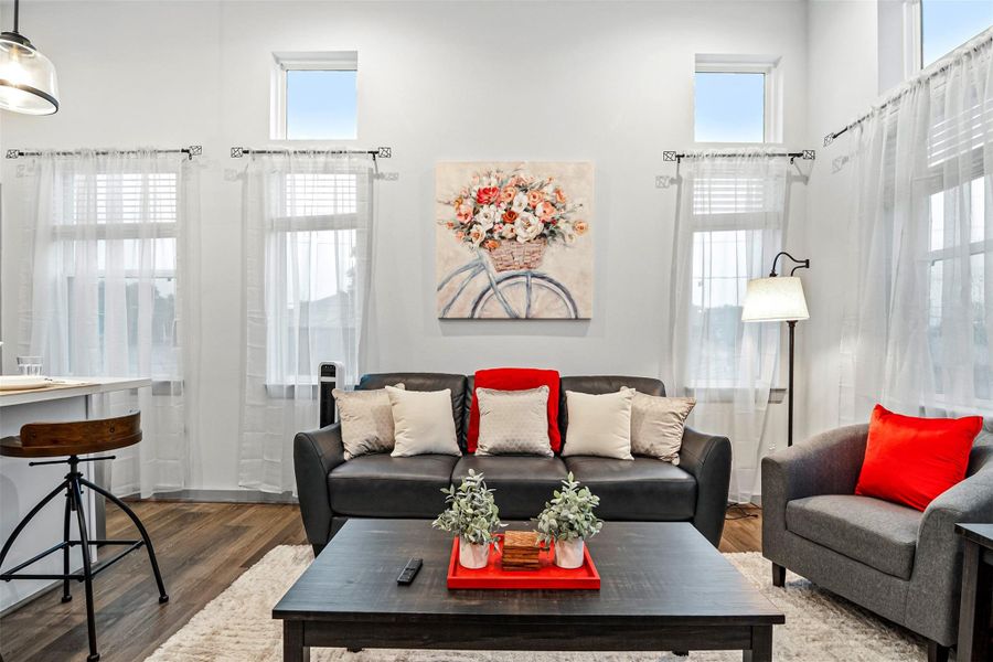 Furnished interior view inside a new home in , Houston (Image 11). Furnished interior view inside a new home in , Houston (Image 11).