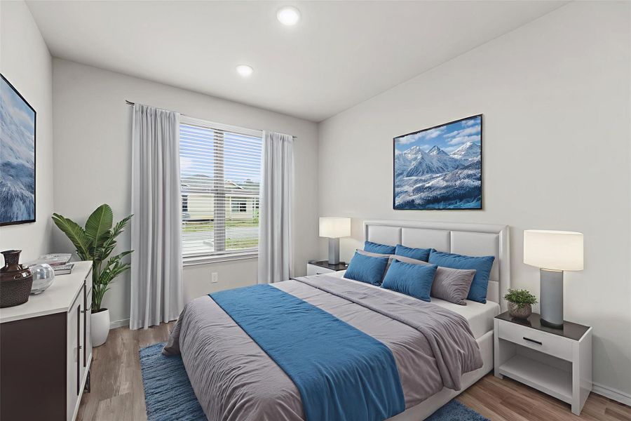 Furnished interior view inside a new home in , Lufkin (Image 14).